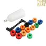 15Pcs 2L 오일 깔때기 키트 유출 방지 충전 13개 어댑터 직각 확장 자동차 교환용 : 선업몰
