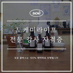 인천 천연공방 창업 온오프라인 노케미라이프 전문 강사 자격증 : 소에샵