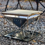 와이드 화로대 중형 폼가방 포함 접이식 캠핑화로대 바베큐그릴 : 주식회사 캠핑일번가