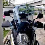 Su&zu&ki DL650 V-STROM 2017 2019 2020 2021 2023 2024(회색 연기)와 호환되는 미드임탑 모터사이클 VSTROM650 윈드스크린 윈드실드... 