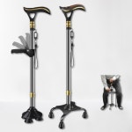 지팡이 고급형 환자용 어른식 노인 초경량 의료용 지팡이 : 장원상점