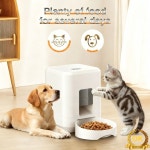2L 자동 애완동물 급식기 고양이용 WiFi 스마트 컨트롤 앱 타이머 설정 원격 : 트레이드셀32