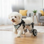 두 바퀴 강아지 걸음 보조기 고양이 보행 반려동물 슬개골 걷기 XS : 아라가나다고야도이길