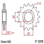 혼다 CBR 600 용 프론트 스프로킷 FY PC35 F4i 01-06 525-16T : seowonglobal05