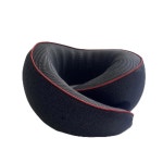 옵틱시온 여행용 목 베개, 편안하고 지지력 있는 수면용 비행기, 자동차, 사무실 및 가정용 비행기 블랙 레드 0908 : 블리스글로벌25