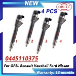 4PCS 0445110338 자동 CR 인젝터 OPEL Renault Vauxhall Ford Nissan 2L 0986435205 : 마선상사