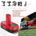 Craftsman 11375용 9000mAh 19.2볼트 XCP 리튬 C3 다이하드 배터리 1323903 130211004 11045 315.11485 교체용 : 유진상사12
