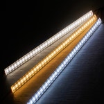 슈퍼 브라이트 72LEDs LED 바 DC12V 50cm 주방 수납 선반 프로파일 알루미늄 채널 실내 조명용 리지드 스트립 : 유니버설링크 무역