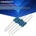 100개 1W 금속 필름 저항기 1% 1R ~ 1M 2R 47R 330R 1K 4.7K 22K 1 2 옴 : 오션크래프트대행