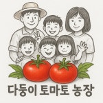 완숙토마토 13Brix, 1kg, 6개 : 다둥이맘토마토