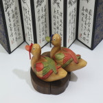 공주 오리 한쌍 전통 혼례 신혼 집들이 선물 원앙 원앙새 폐백 함소품 : 모에모에큥