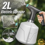 조정 가능한 스파우트가있는 2L 전기 충전식 휴대용 스프링클러 자동 미스터 스프레이어 가든 캔 병 : 트레이드셀33