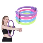 필라테스 액세서리 서클 요가 매직 링 스트레칭 운동 피트니스 Black : 호야딜