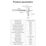 소 시각 수정 총 - 소, 및 가축을 위한 모니터가 있는 인공 AI LED 조명, 쉽게 잡을 수 손잡이가 전문 수의 육종 도구 낙농장을 멸균 재사용 가능한... 