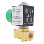 이탈리아 ODE 31JN1W0V12 범용 3 방향 솔레노이드 솔밸브, 직접 작동 G1/8 황동 나사 연결, 도매 : 백상상사