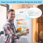 [2팩]W0321304 월풀 냉장고 도어 빈 WRS325FDAM01, WRS325FDAM02, WRS325FDAM04, ED5FVGXWS07과 호환되는 선반 교체 - WP03213... 