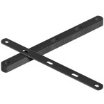 eore PCS 16인치 블랙 수선 플레이트 스트랩 스트레이트 수리 플랫 슬롯 헤비 듀티 : 라스텔몰