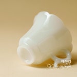 [다도 다기] 예향원 핸드메이드 중국백 빙종옥 플라워 찻잔 40ml C-5764 : 예향원