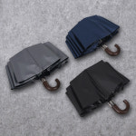 고티바쉬 커브드 암막 3단 우산 접이식 튼튼한 고급 양산 남자 자외선차단 답례품 판촉물 (G6301) : 휴즈랩