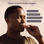 불안과 스트레스 해소를 위한 브레스링크 목걸이 - 마음챙김 호흡을 명상 및 휴식 도구 금연 베이핑을 스테인리스 스틸 호흡 성인을... 