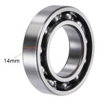 uxcell 6007 딥 그루브 볼 베어링 35mm 보어 62mm OD 14mm 두께 C3 오픈형 크롬강 25x47x12mm : 포멜로트리