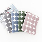 린넨 원단 대폭 15수 바이오워싱 모던 서클 4color 1382 : 원단1번지