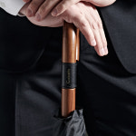 고티바쉬 레더그립 튼튼한 대형 명품 고급 자동 장우산 방풍 120cm 판촉물 답례품 각인 (G6102) : Gotivathy