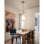 펀콜 골드 펜던트 조명, 1라이트 조명 주방 아일랜드, 밀키 화이트 글로브 유리로 브러시드 마감, 미드 센추리 기구, H9377 MGBG 1 Gold... 