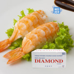 초새우 초밥용새우 3L 큰사이즈 1박스(140g X 20팩)480마리 다이아몬드새우 초밥 : 바다냄새