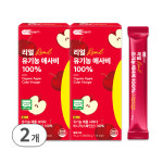 뉴트라팜 유기농 100% 애플사이다비니거 초모 사과식초 스틱 15g 15포, 2개 : 뉴트라팜