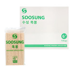 목면봉 6인치 10봉(2000개입) : 세븐메디