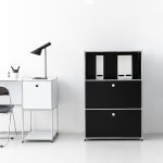 심플리 3단 수납장 BC649 77x40x120, 3단, 매트블랙 7443.4203 : 마켓비 공식스토어