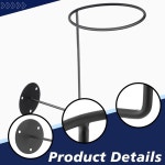 eAj Seelowy 12개 헬멧 홀더 스탠드 디스플레이 랙 금속 벽걸이 후크 오토바이 액세서리 다기능 헬멧 랙 모자 공이 차고 입구를 위한 공간... 