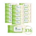 유한킴벌리 디펜드 간병케어워터리스 샴푸 매일 쓰는 물티슈 캡70매X16팩 : 디펜드스토어