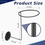 eAj Seelowy 12개 헬멧 홀더 스탠드 디스플레이 랙 금속 벽걸이 후크 오토바이 액세서리 다기능 헬멧 랙 모자 공이 차고 입구를 위한 공간... 