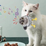 날으는 새 고양이 대화 형 운동 까마귀 터치 활성화 USB 새끼 자체 놀이를 위해 충전식 : 리치비즈니스