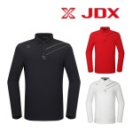 제이디엑스 JDX  남자 골프 기모 안감 티셔츠 봄 가을 착용감 좋은 남성 골프웨어 : JDX골프