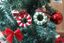 크리스마스 리스 키링 마크라메 매듭공예 DIY 키트 초급 트리꾸미기 오너먼트 : 디어드리머