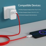 OnePlus 13/12/12R/11 5G/10 Pro 6FT용 SUPERVOOC USB-A to USB-C 케이블용 APETOO, Nord 4/3/CE/2용 2팩 A C 워프 : 갈라스토어