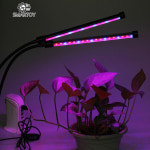 스마토이 식물등 식물LED 2구 집게 자바라 성장 조명 등 타이머 다육이 : 스마토이