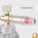 새로운 압력 폼 분무기 1L 랜스 1/4 빠른 연결 공기 세탁기 총 세차 액세서리 : 트레이드셀36