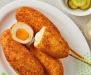 풀무원 체다모짜핫도그(4개입) (320g) 세가지 맛을 한 번에 : 바른집풀무원