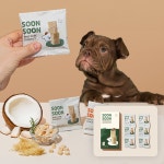 순순미니큐브 강아지간식 저알러지 비건 소포장 훈련용 간식 코코넛, 60g, 1개 : 코코댕