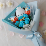 킨더조이 꽃다발 사탕 산리오 졸업식 학예회 재롱잔치 발표회 콩쿨 연주회 피카츄 남아 : 라봄플라워