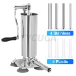 4L 소시지 STUFFER HOUSEMADE 수직 스테인레스 스틸 기계 메이커 필링 필러 고기 Stainless St l Tube : 셀렉트ZONE