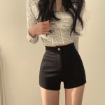 여성 하이웨스트 스판 스키니 캐주얼 팬츠 : 천앤브릭 유한회사