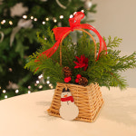 [동영상 제공] 생화 크리스마스 트리 편백 꽃바구니 만들기 diy 키트 : 릴리몰리