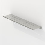 무광 사틴 스텐 코너 일자 선반 욕실 수납 선반 : 수림바스