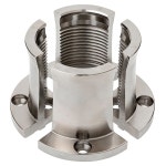 BMT-J6017 우드터닝 선반 척용 롱 노즈 죠, 톱니 모양의 안쪽 면과 긴 스피곳이 있는 공작물을 클램핑하기에 적합하며 슈퍼노바 2, G3와... 