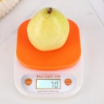 미니 다기능 주방 분류 베이킹 저울 본토산 가정용품 전자 주황색 5kg/1G : 동그라미 쇼핑
